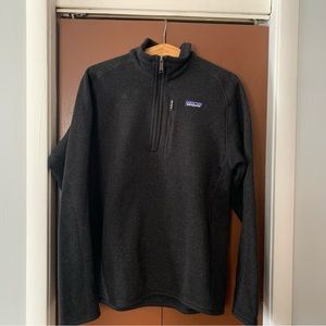 Black Better Sweater 1/4 Zip Fleece